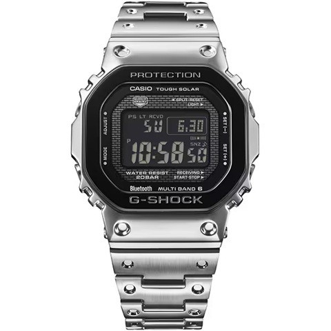 Brand New CASIO G-Shock GMW B5000BT 1JF Octagon Black Bezel Full Metal Solar Rad