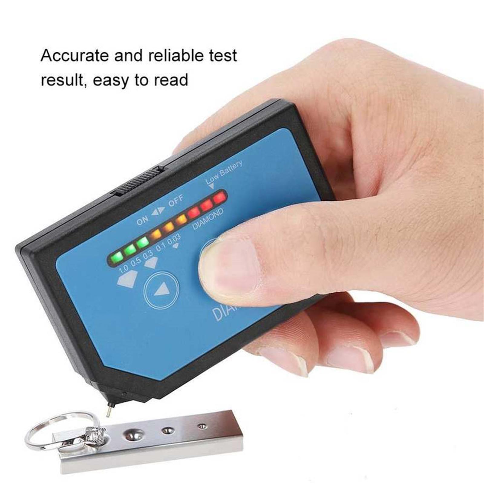 Portable Diamond Gem Tester Selector III w/ Case Gemstone Platform Jeweler Tool