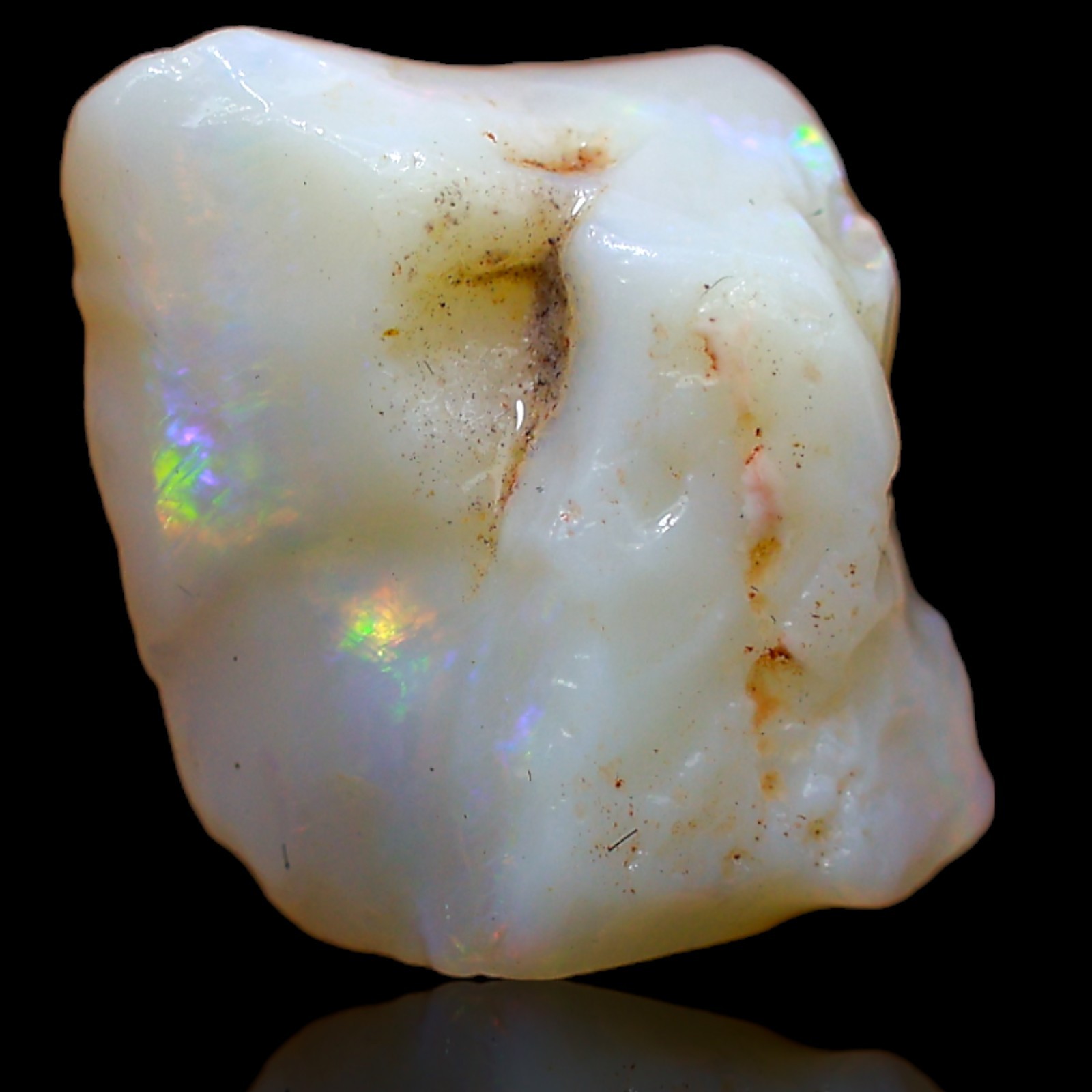 8.45 Cts Natural Australian Fire Opal Loose Gemstone Spiritual Rough 15x13x8 mm