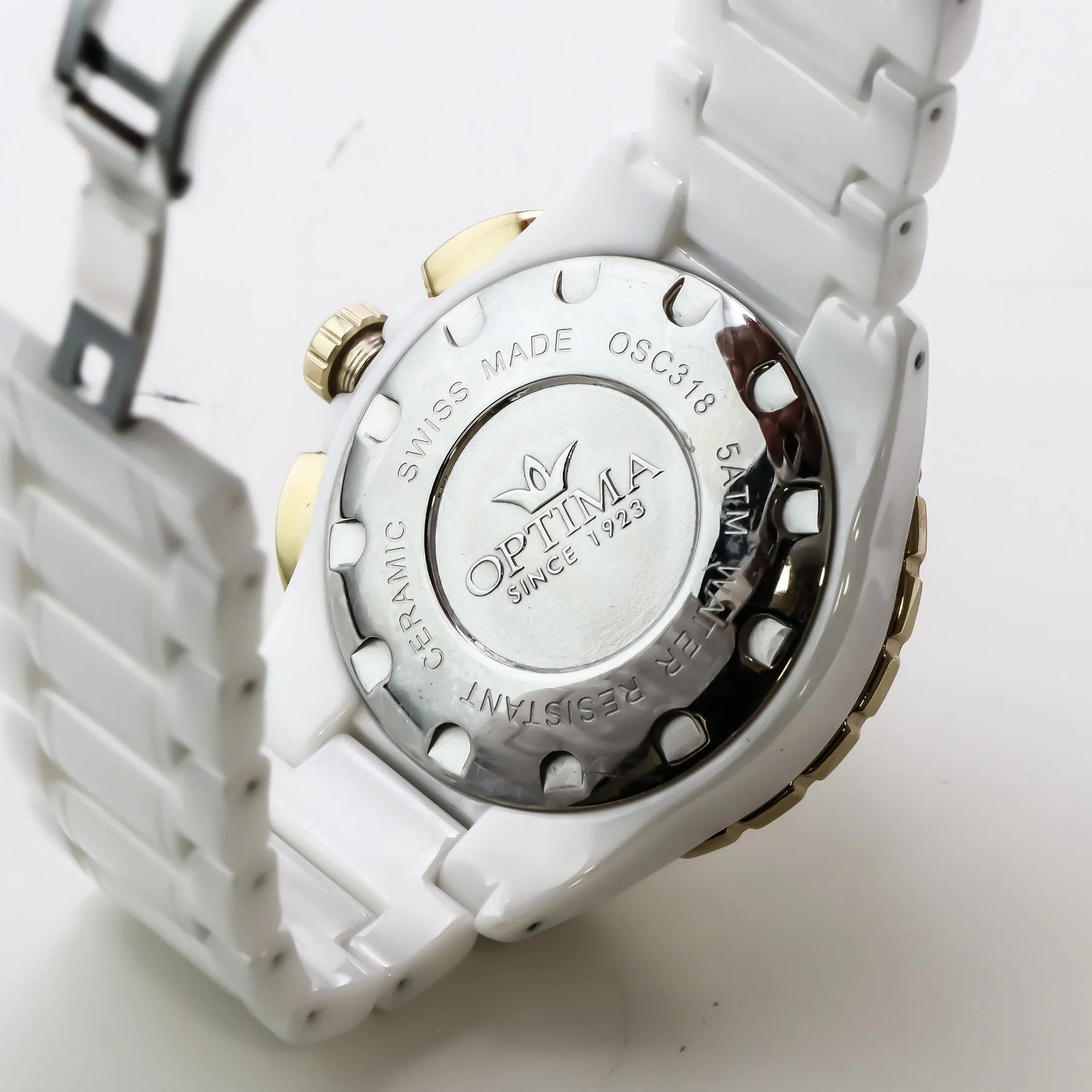 Optima – Swiss Chronograph – OSC318-WG-1 Swiss Chronograph 43 mm OSC318 50 m (5