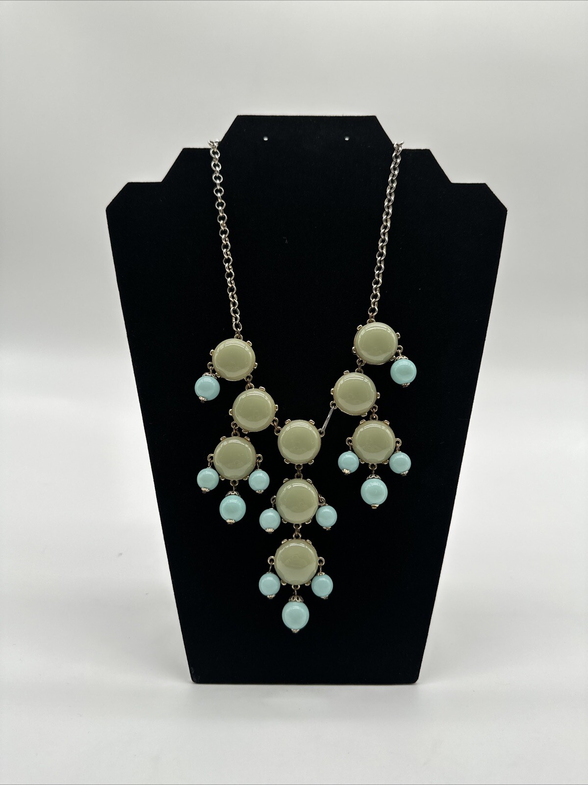 Hawaii Sea Glass Boho Stack Hippie North Shore Turquoise Necklace-13In…34