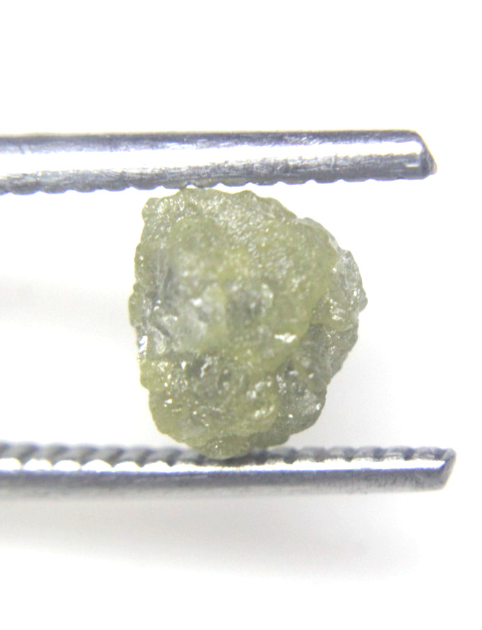 2.00 CTS RAW UNCUT NATURAL GRAY COLOR ROUGH DIAMOND PIECE 7.21×6.35×6.04 MM