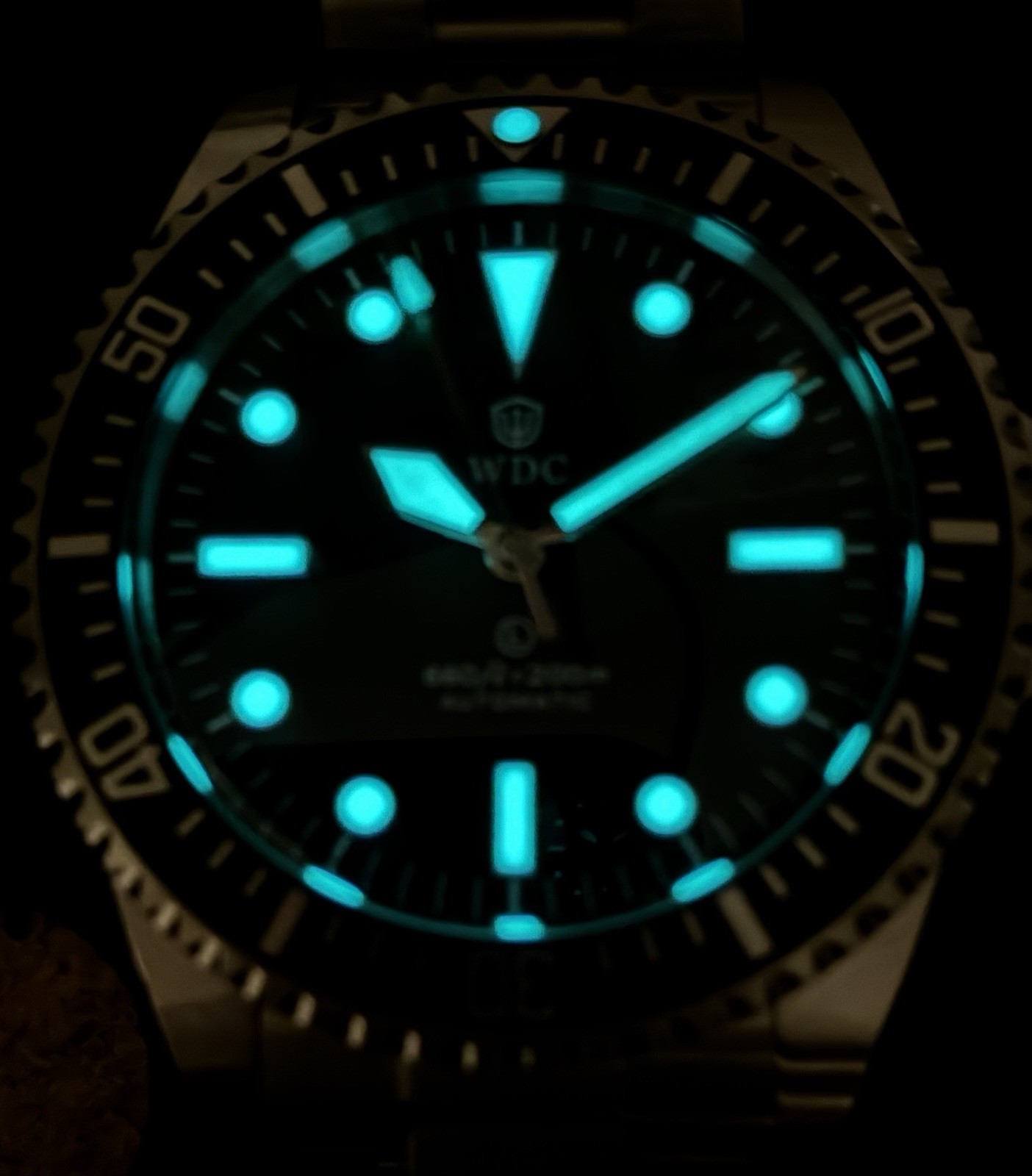 WATCHDIVES MILSPEC VINTAGE STYLE DIVER PT5000 HIGH BEAT AUTO SAPPHIRE STAINLESS