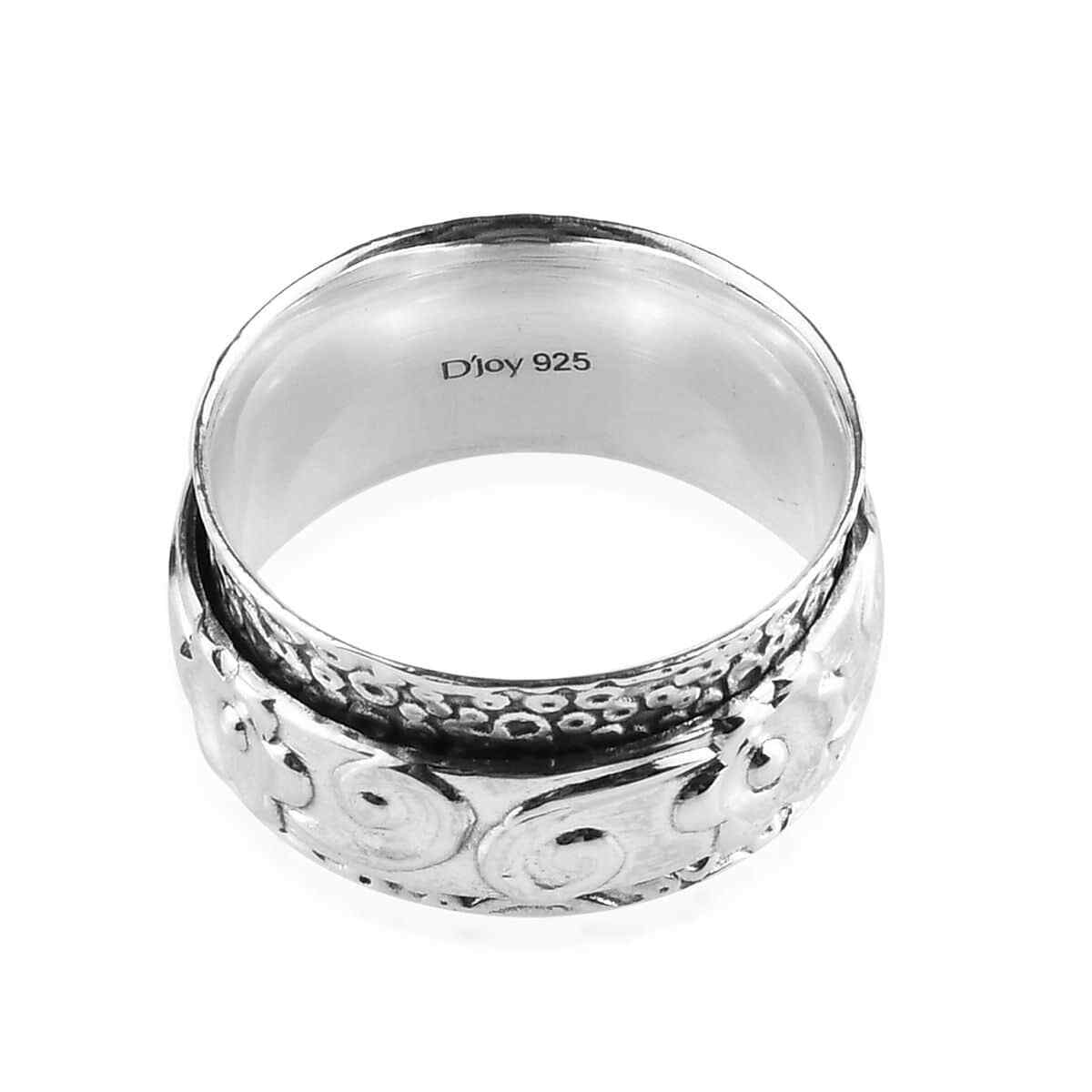 Spinner Ring in Sterling Silver 4.40 Grams Size 6