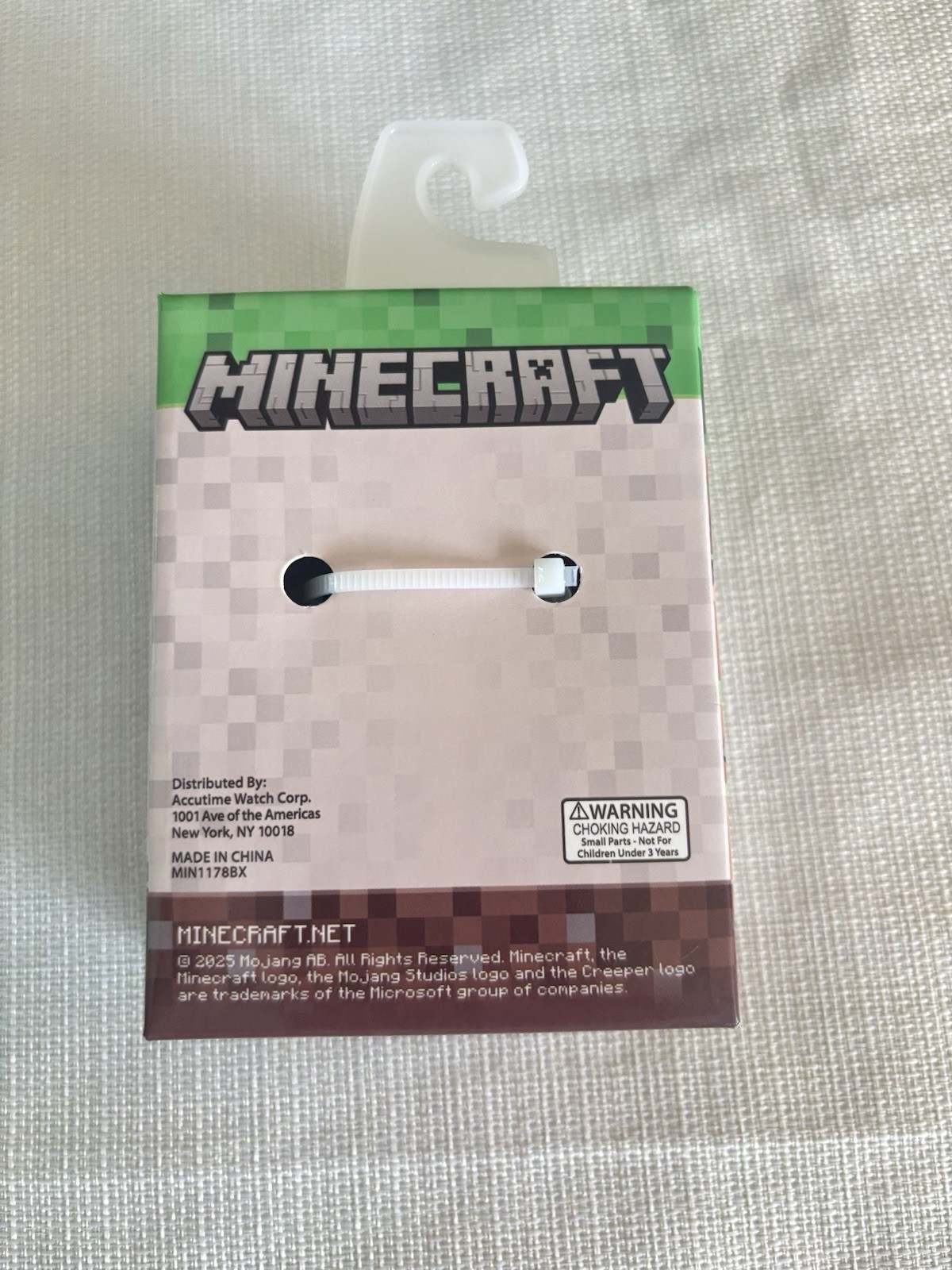Minecraft Unisex Child Watch with Plastic Strap Color Green (MIN4177WM)