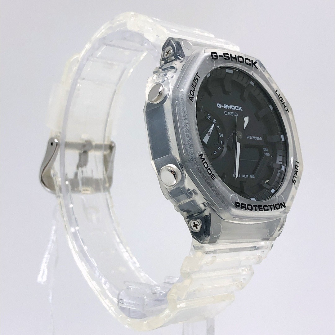 G SHOCK GA 2100SKE 7A Skeleton Series Skeleton Octagon Case Casioak LED Light Re