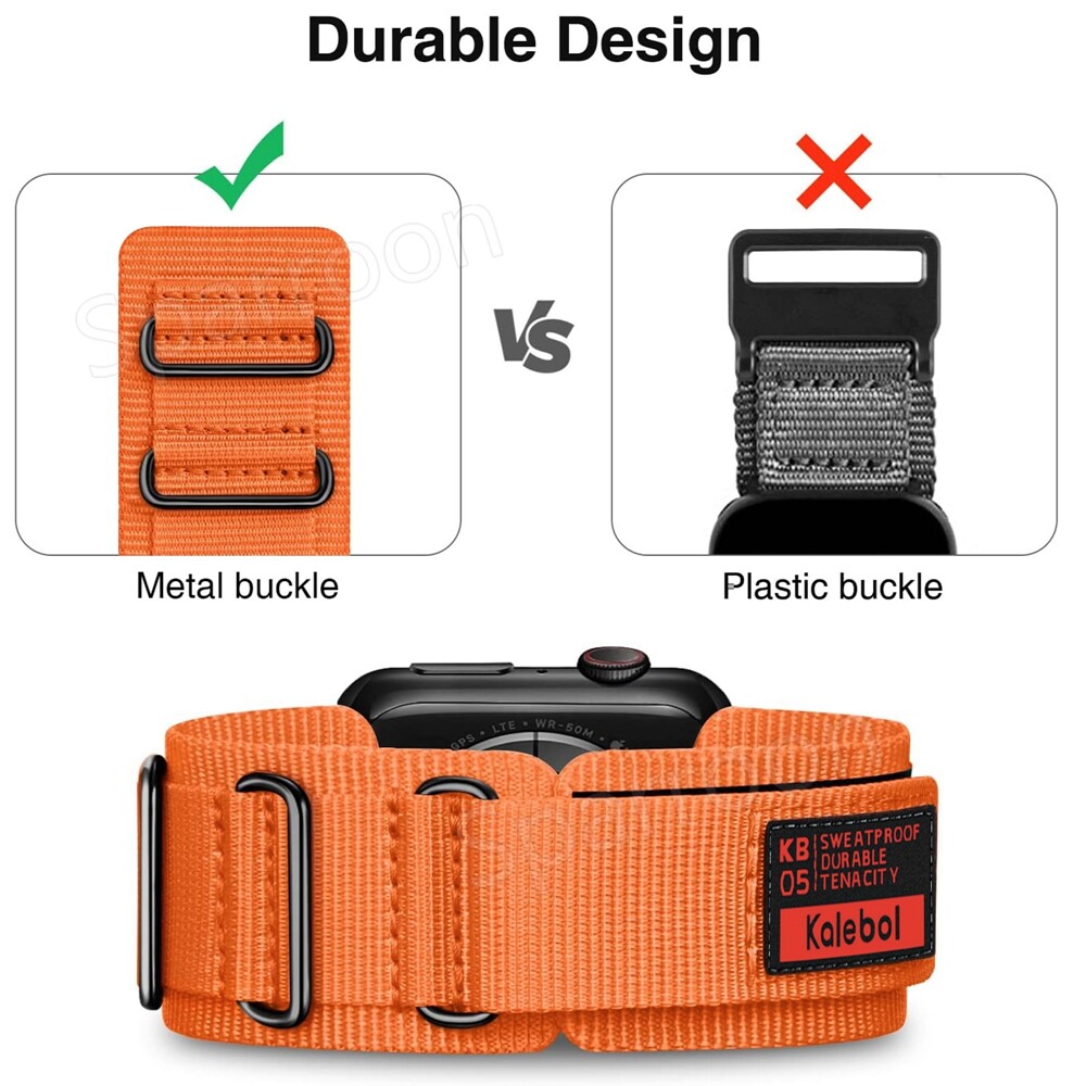 NEW Nylon Strap Band For Apple Watch Series 11-1 SE 1/2/3 Ultra 1/2/3 38mm-49mm