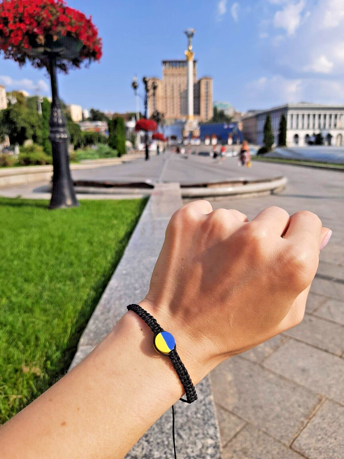Ukrainian Flag Bracelet Blue and Yellow Jewelry Support Ukraine Unisex Bracelets