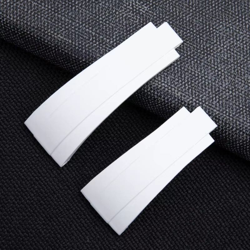 18mm FKM Rubber Strap Watch Band Fits Rolex Yacht Master 37mm 268655
