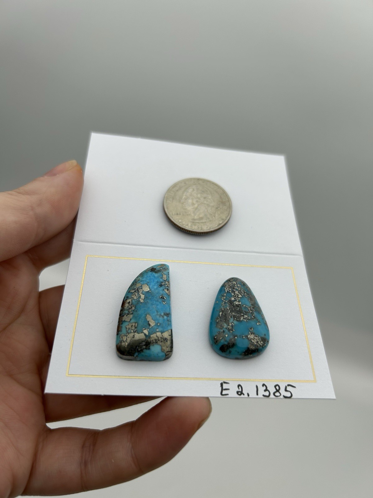 Natural Turquoise Cabochon 10g. 49ct. #E2.1385