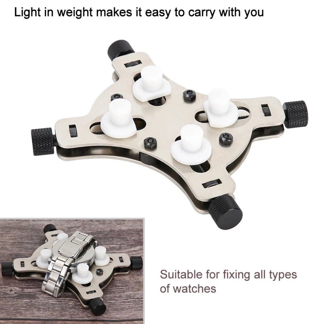 Watch Case Movement Holder Vice Watches Pocketwatch Repair Tool Watchmaker Vise
