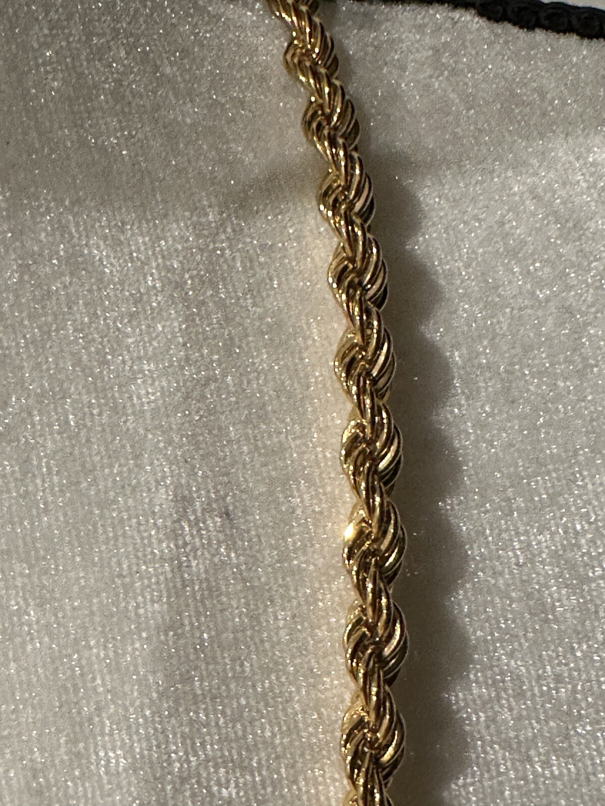 Monet Gold Plated Rope Twist Chain Necklace 24” A12