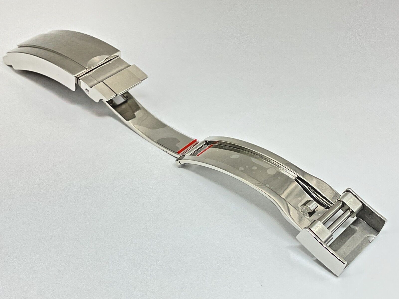 17MM PREMIUM SAFETY RAIL GLIDE-LOCK BUCKLE CLASP FOR ROLEX EXPLORER II 216570