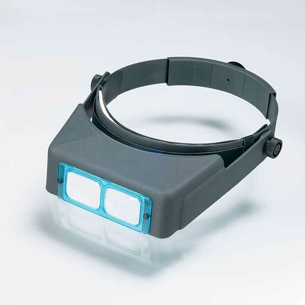 Donegan OptiVisor DA-3 Headband Magnifier Binocular 1.75X Optical Glass Lens