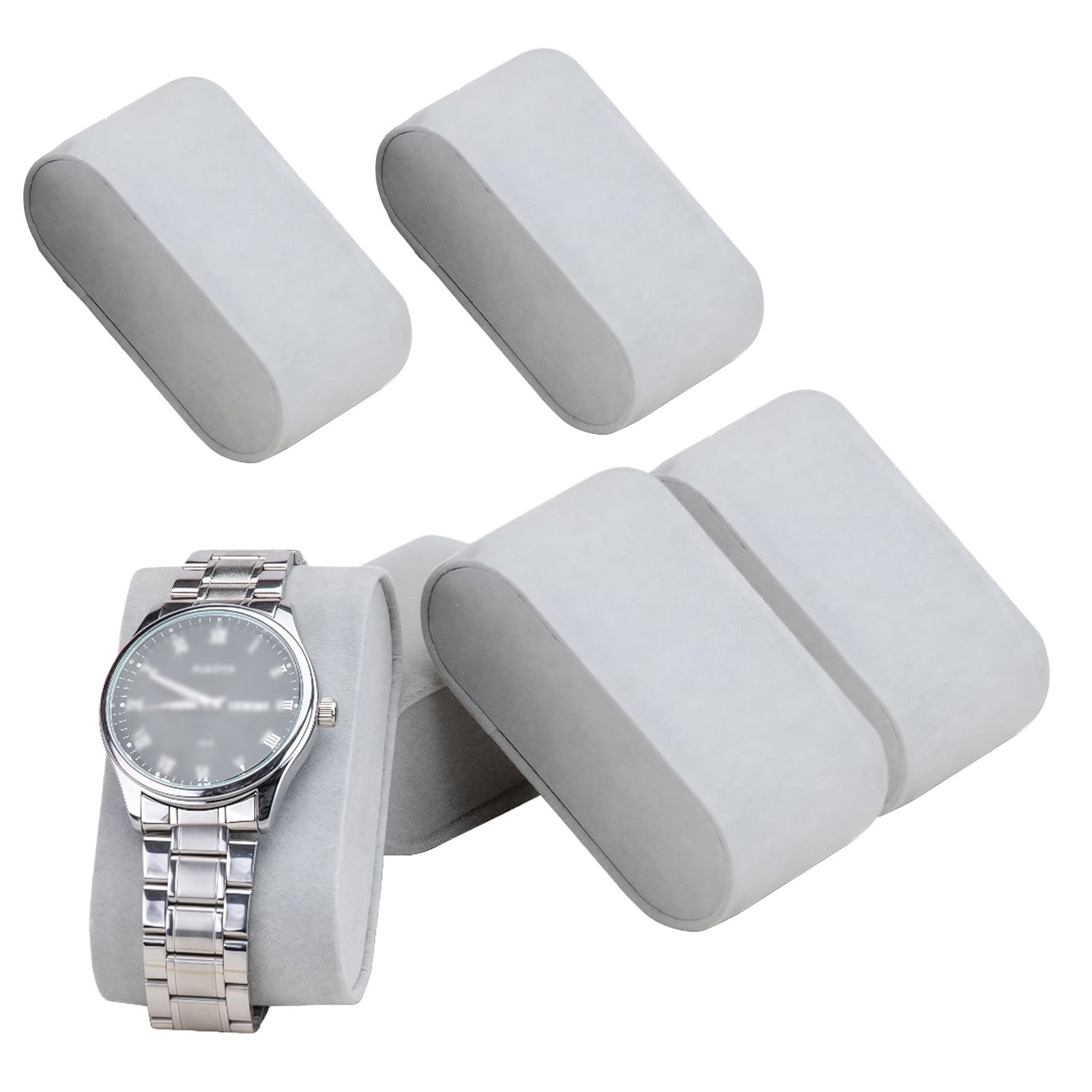 6 Pcs Watch Display Pillows Bracelet Cushions Soft Watch Bracelet Holder Velv…