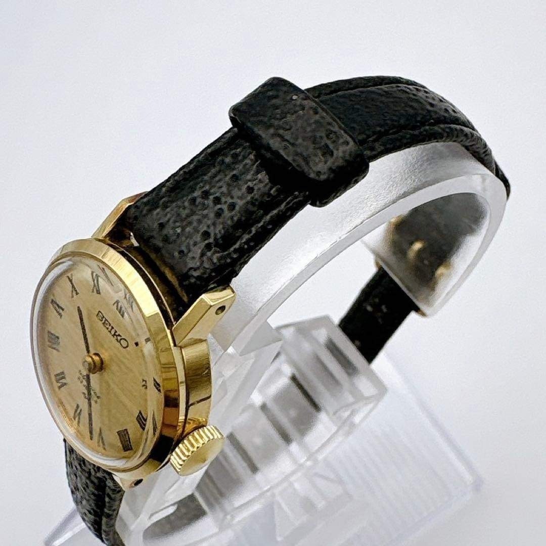 Excellent condition 1975 Seiko special hand wound Roman numeral 23 jewels gold p