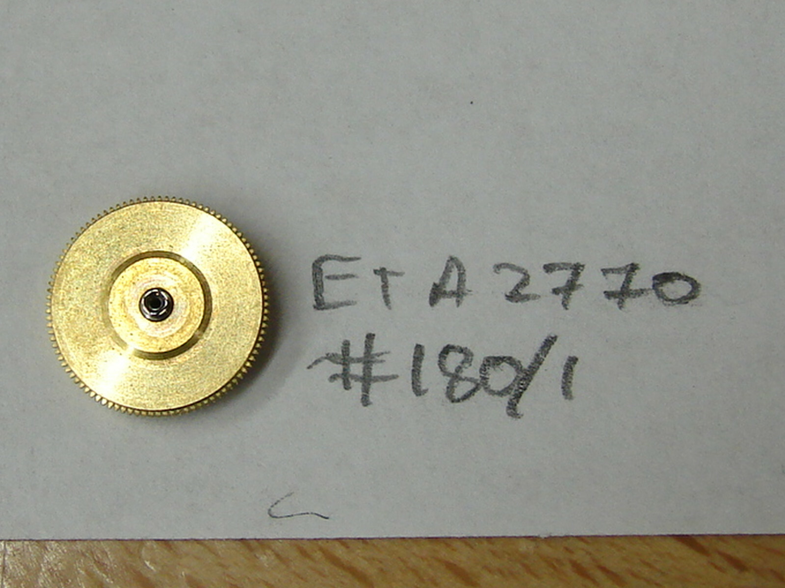 ETA caliber 2770, 2789, 2783, 2790++ barrel complete #180/1 with mainspring auto
