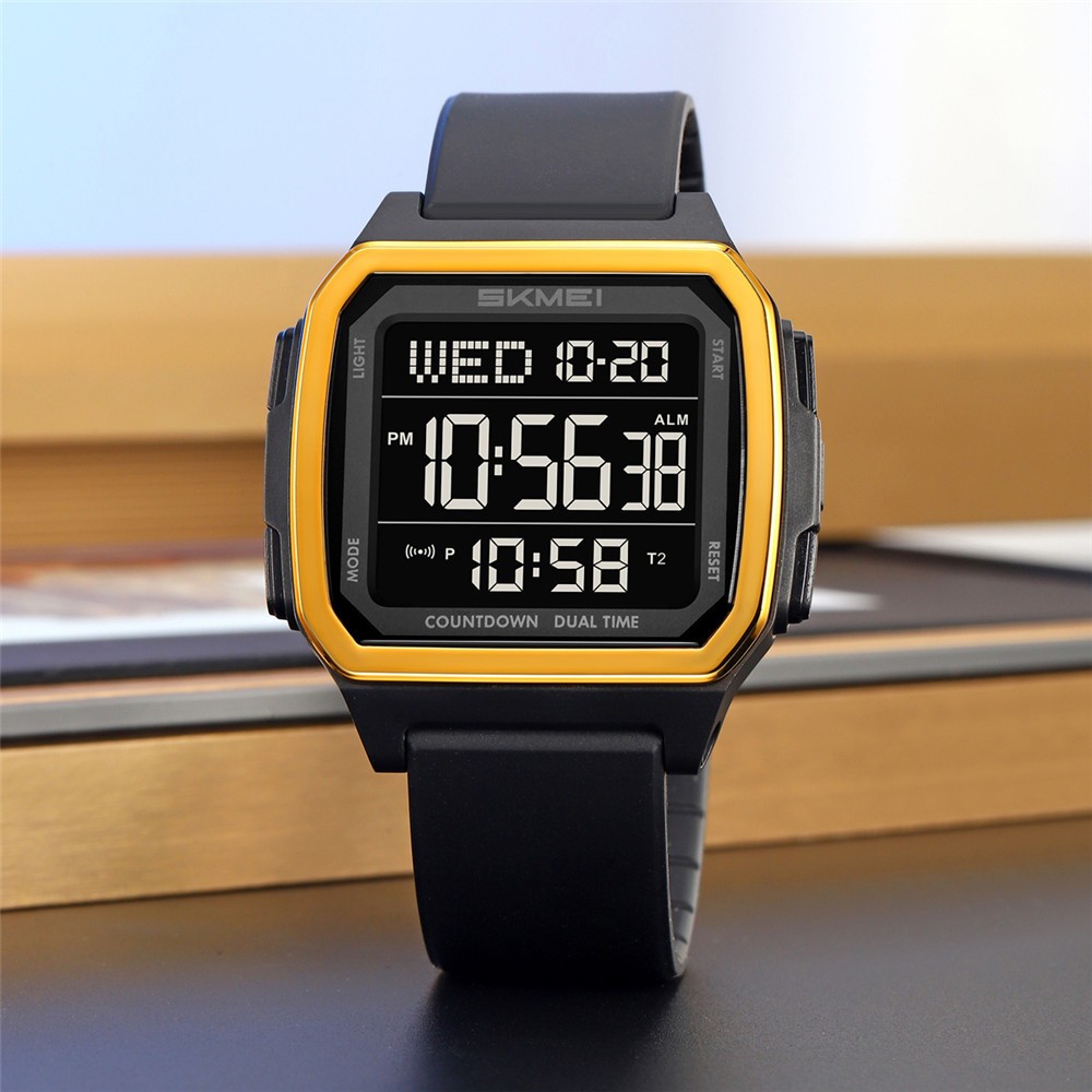 SKMEI Men Watch Electronic Sport Watch LED Alarm Watch Boys Digital Wristwatch