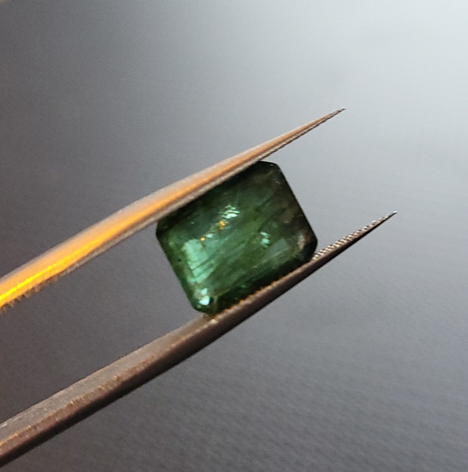 Stunning Natural Untreated Certified Ideal Dark Green Zambian Emerald 4.10ct