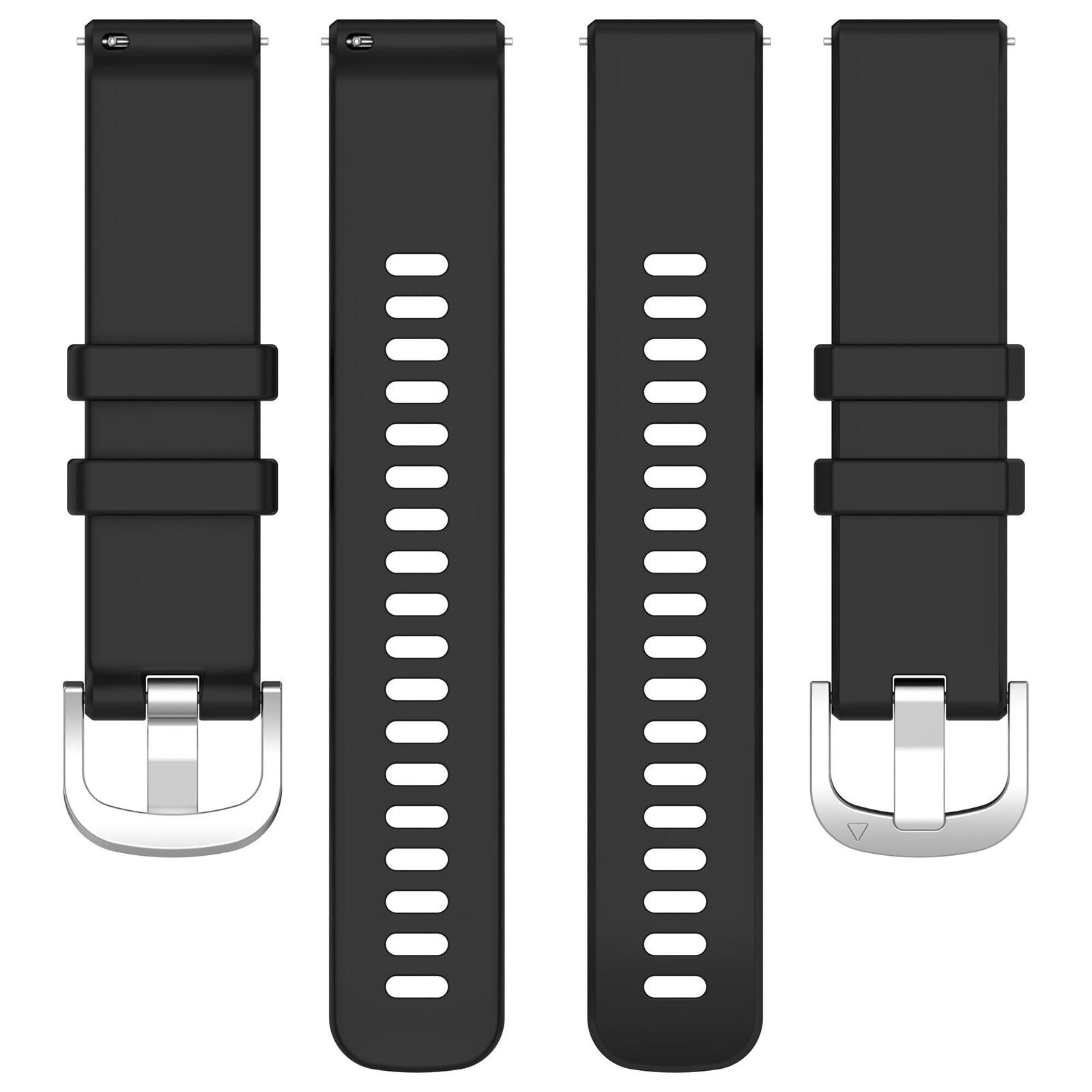 18mm 20mm 22mm Soft Silicone Sport Watch Band Strap For Samsung Garmin Huawei