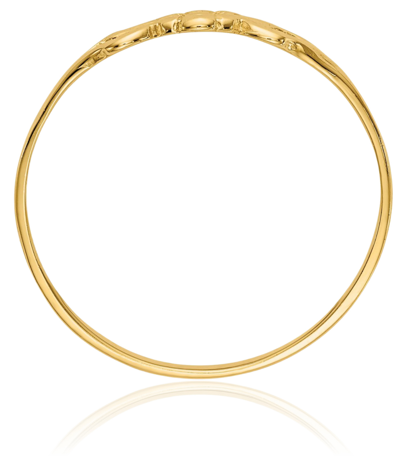 10K Yellow Gold Flower Ring