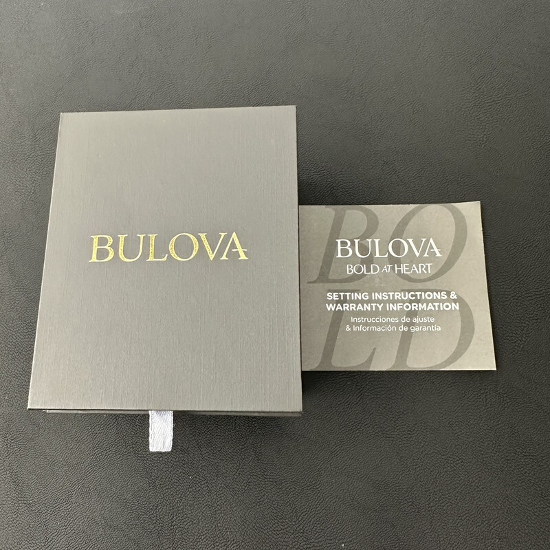Bulova Marine Star/96B255 Chronograph White Dial 6S20/Swiss Quartz Watch 43MM