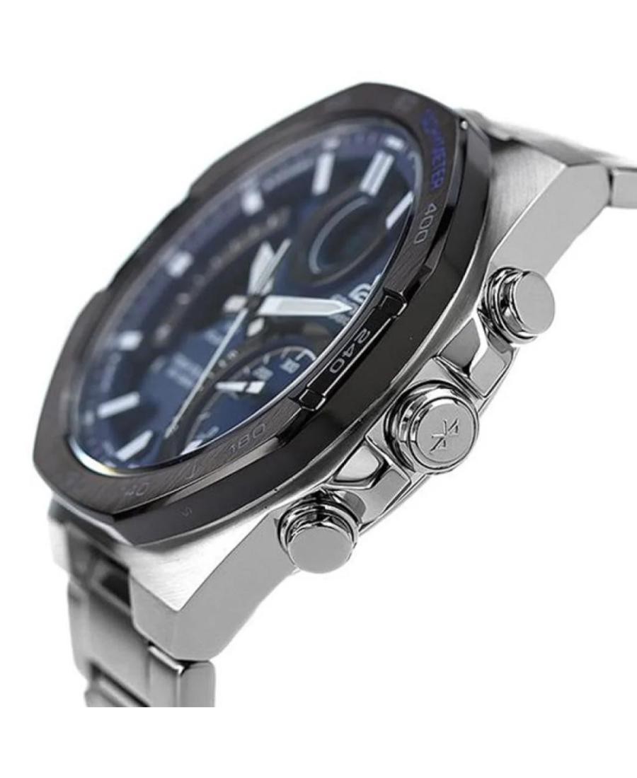 CASIO Men Digital Eco-Drive Casual Watch Classic Dress Blue Dial Waterproof Roun