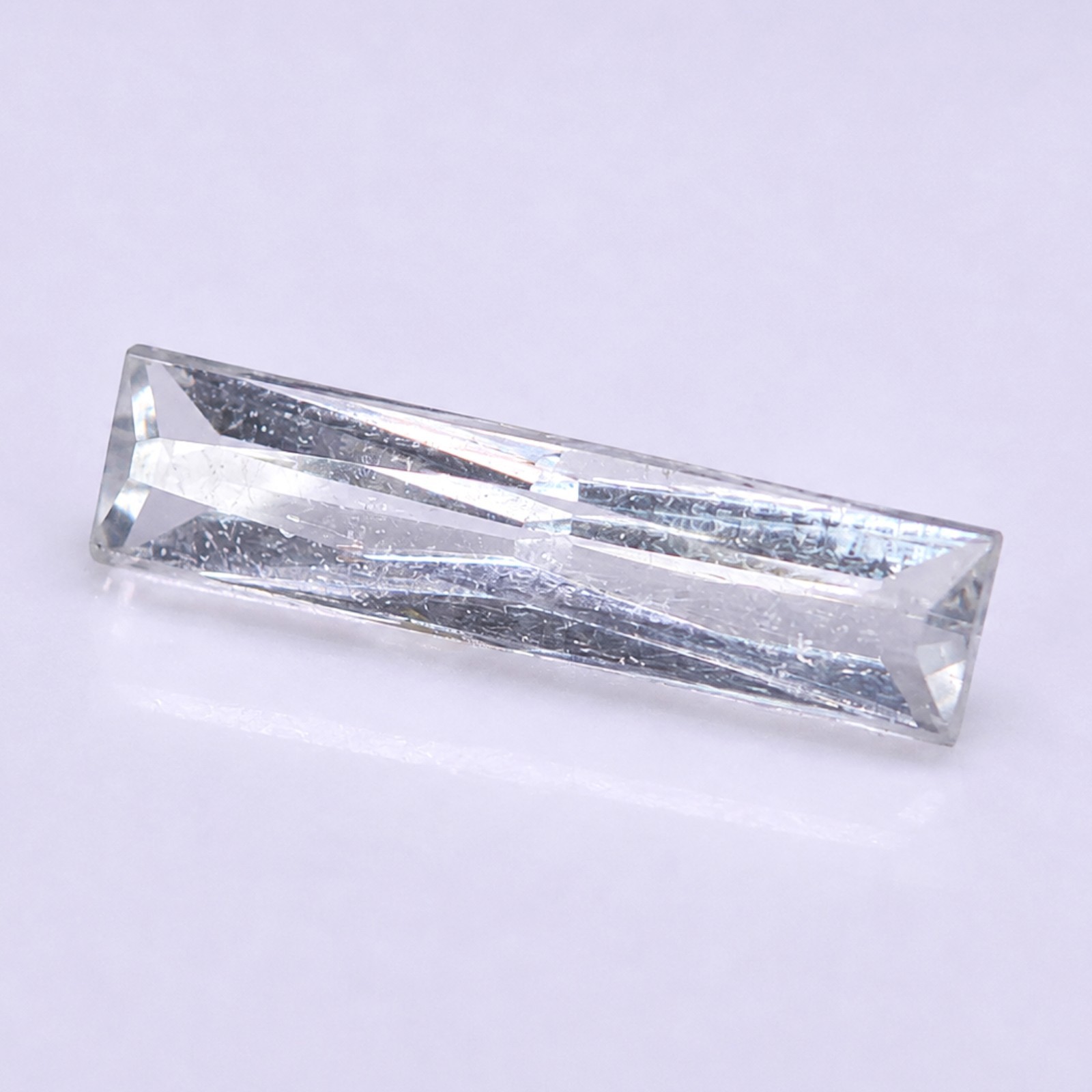 0.70 ct SCOLECITE – INDIA – Natural Rare Untreated Faceted – FREAKINGCAT