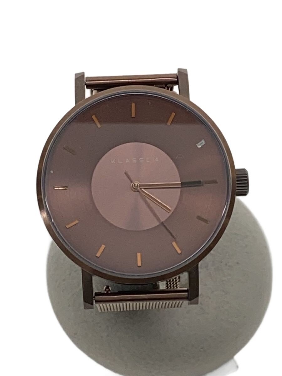 KLASSE14 Quartz Digital Other Brown Mens Watch Excellent JAPAN