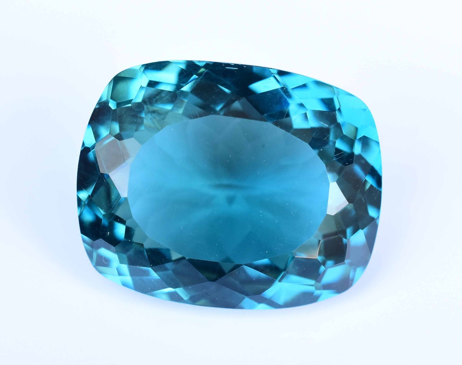 Natural Paraiba Tourmaline Green Blue 26.70 Ct Certified Cushion Loose Gemstone
