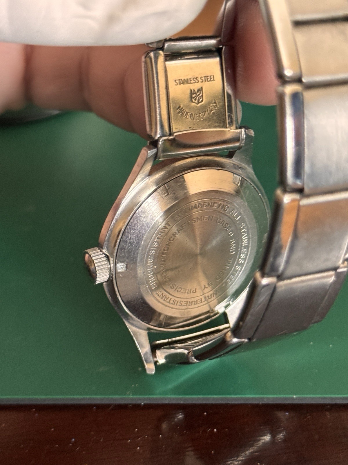 Vintage Timor Military Manual Wind Wrist Watch 30mm