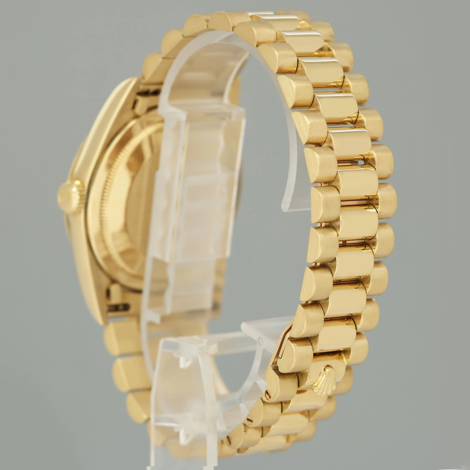 MINT 1994 Rolex 18238 President Day Date Champagne Double QS Yellow Gold Watch