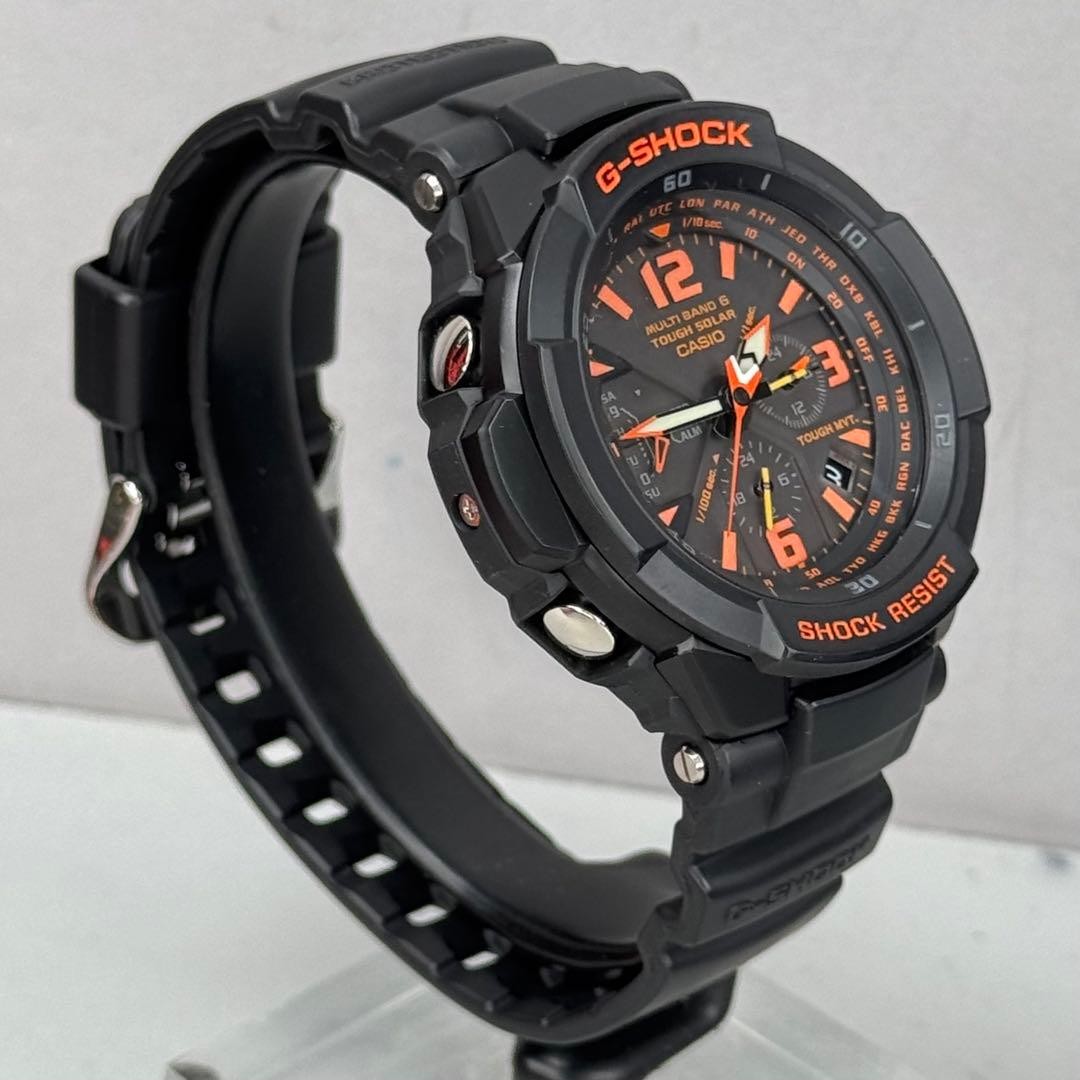Casio G-Shock Gravity Master GW-3000B-1AJF Black Orange Used from Japan