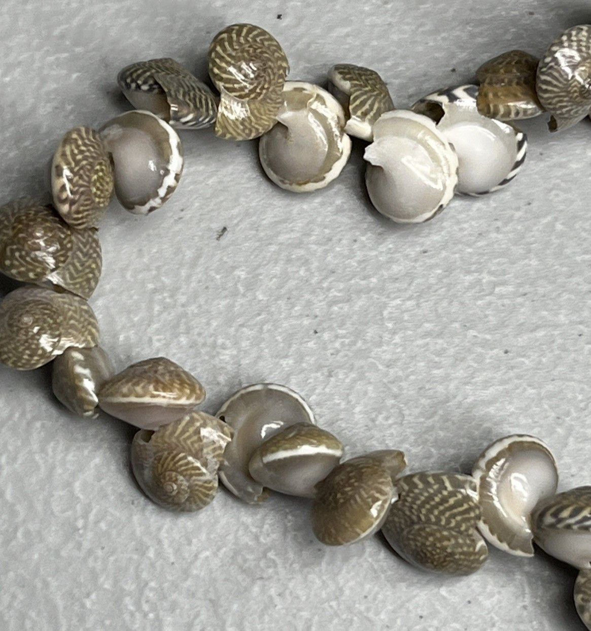 Vintage Hawaiian Tropical Shell Necklace Lot Seashell Lei Beach Boho 3 Piece