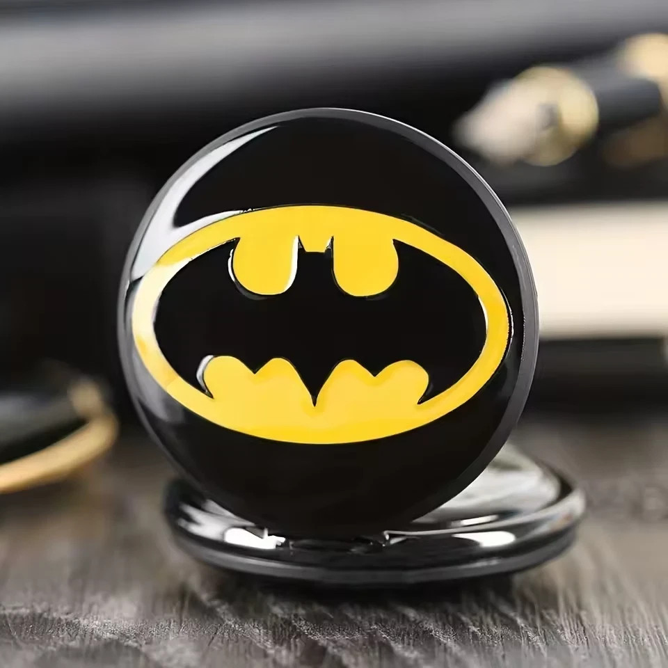 Batman NEW Pocket Watch DC Comic Fan Gift Dark Knight + FREE CHAIN $80