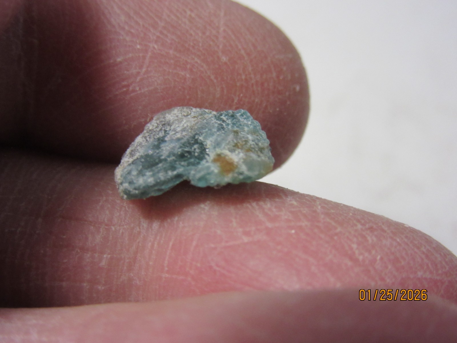 4 Carats Natural Green RARE GRANDIDIERITE Rough Gemstone Reiki US Seller G-38