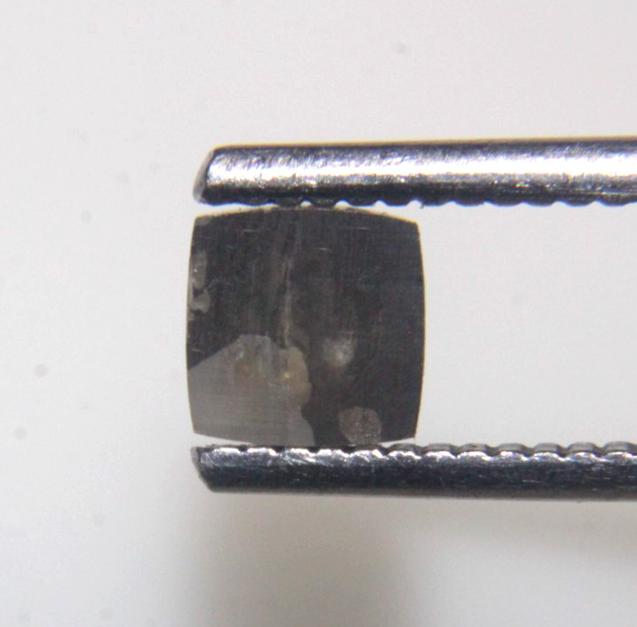 0.92Cts Square Shape Gray Color Rose Cut Natural Diamond 5.43×5.33×3.05 MM