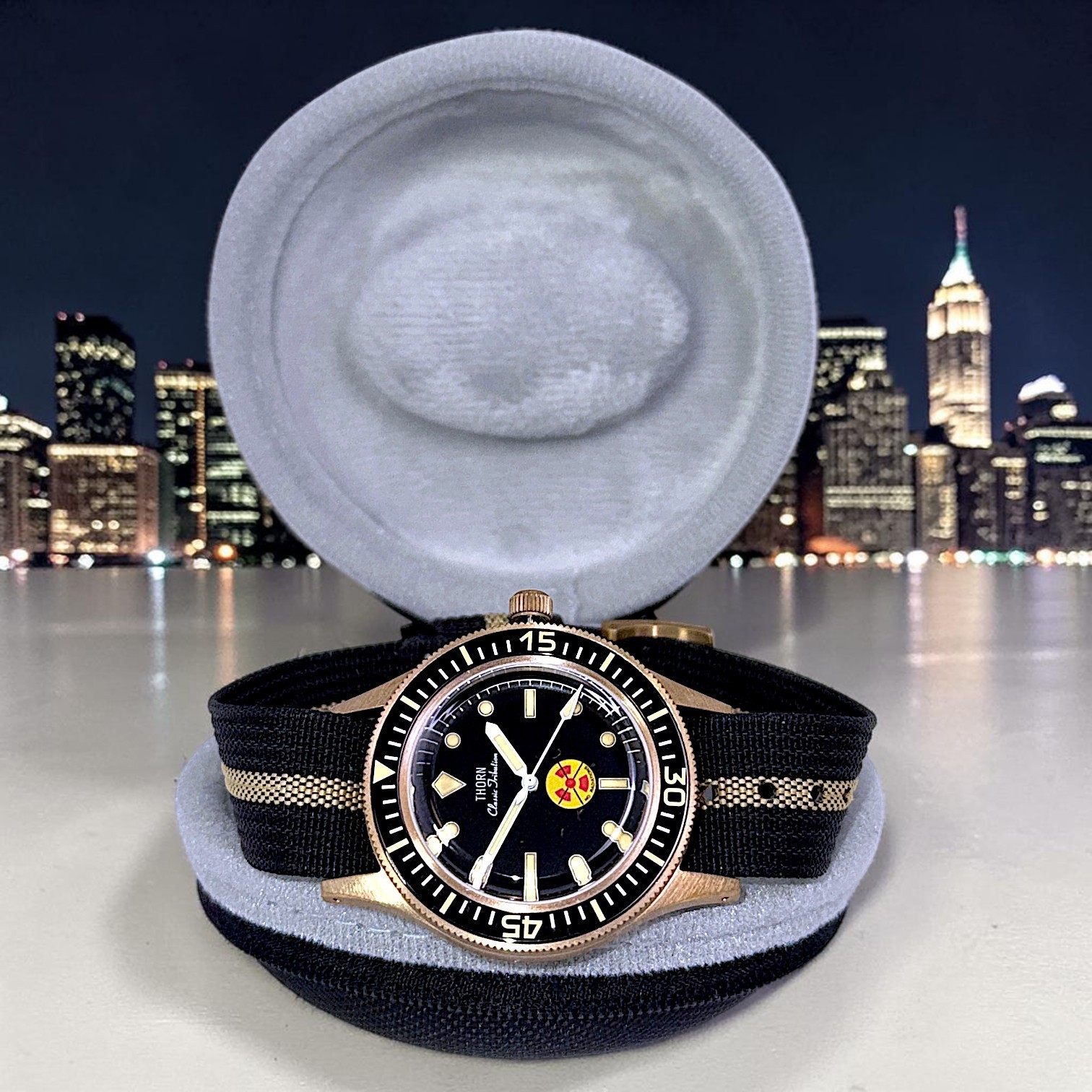 THORN Fathoms Fifty CUSN8 Bronze NH35A Diver 200M Automatic Watch No Radiations