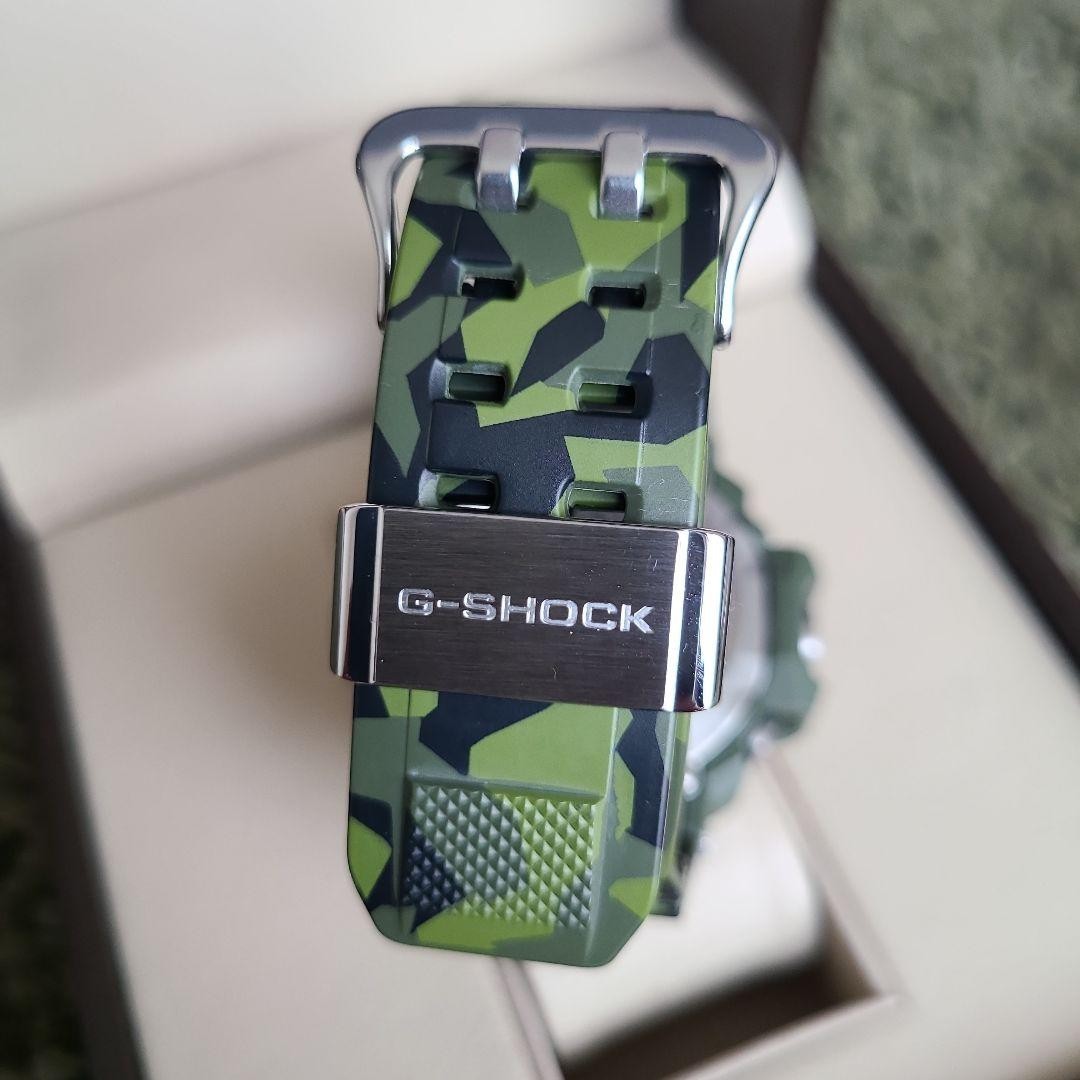 Casio G-Shock GW 9400CMJ 3JR Rangeman Green Camo Solar Radio Watch Used