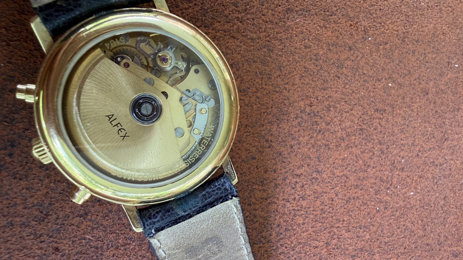 ALFEX AUTOMATIC SWISS CHRONOGRAPH WATCH