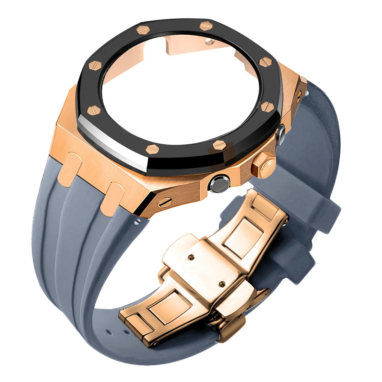Metal Bezel Case Mod Kit for GA2100 GM2100 GMA-S2100 316L FKM Rubber