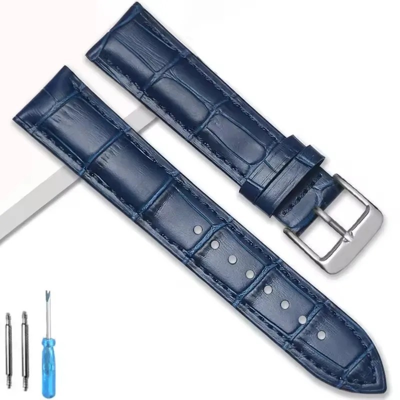 Genuine Leather Watch Band Strap 12mm 18mm 20mm 22mm Replacement Watchband