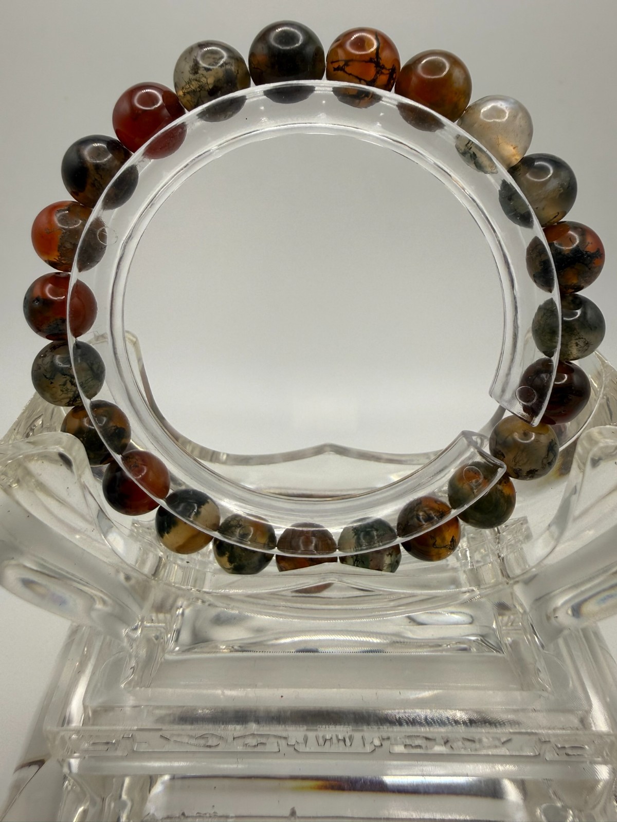 Natural Moss Agate – 8mm – A12-1710/A12-171/A12-1712/A12-1713/A12-1714