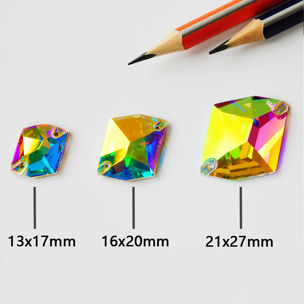 Cosmic Flat Back Sew On Crystal Stones Sewing Glass Strass DIY Loose Rhinestone