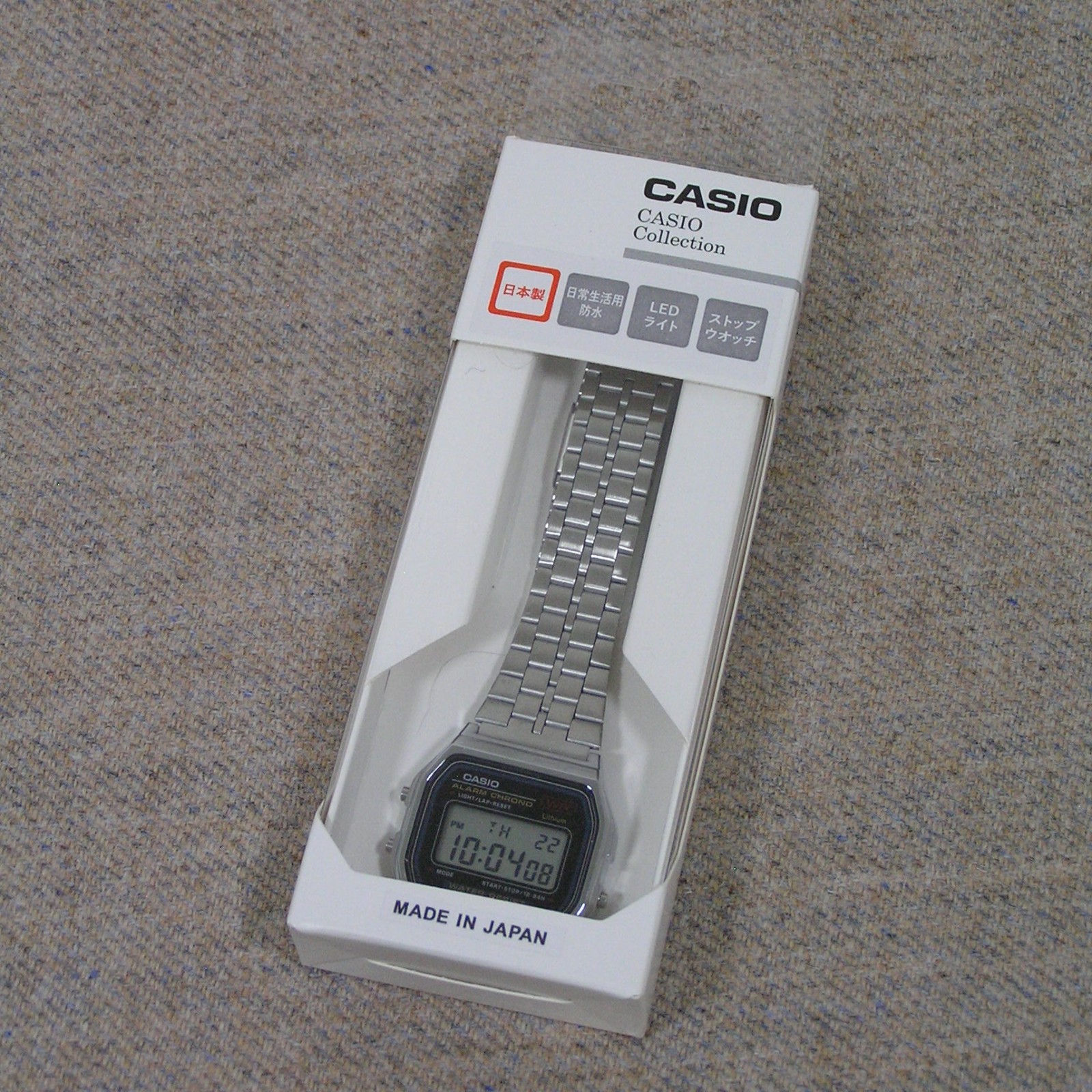 UK STOCK CASIO A159WA-N1JH Japan Made Exclusive Digital Watch Imported Model