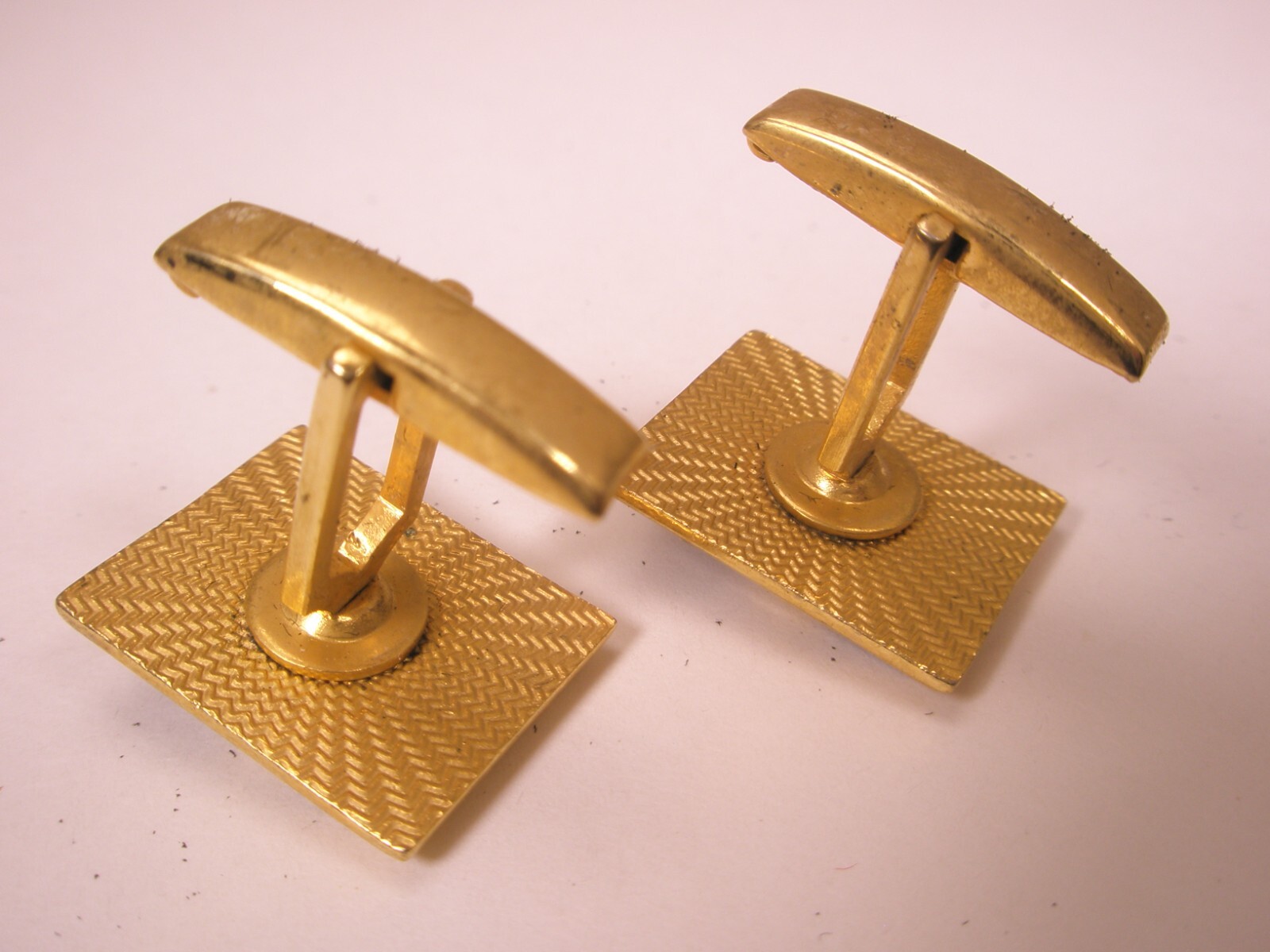Helmeted Knight Warrior Soldier Vintage KINNEY CO Cuff Links
