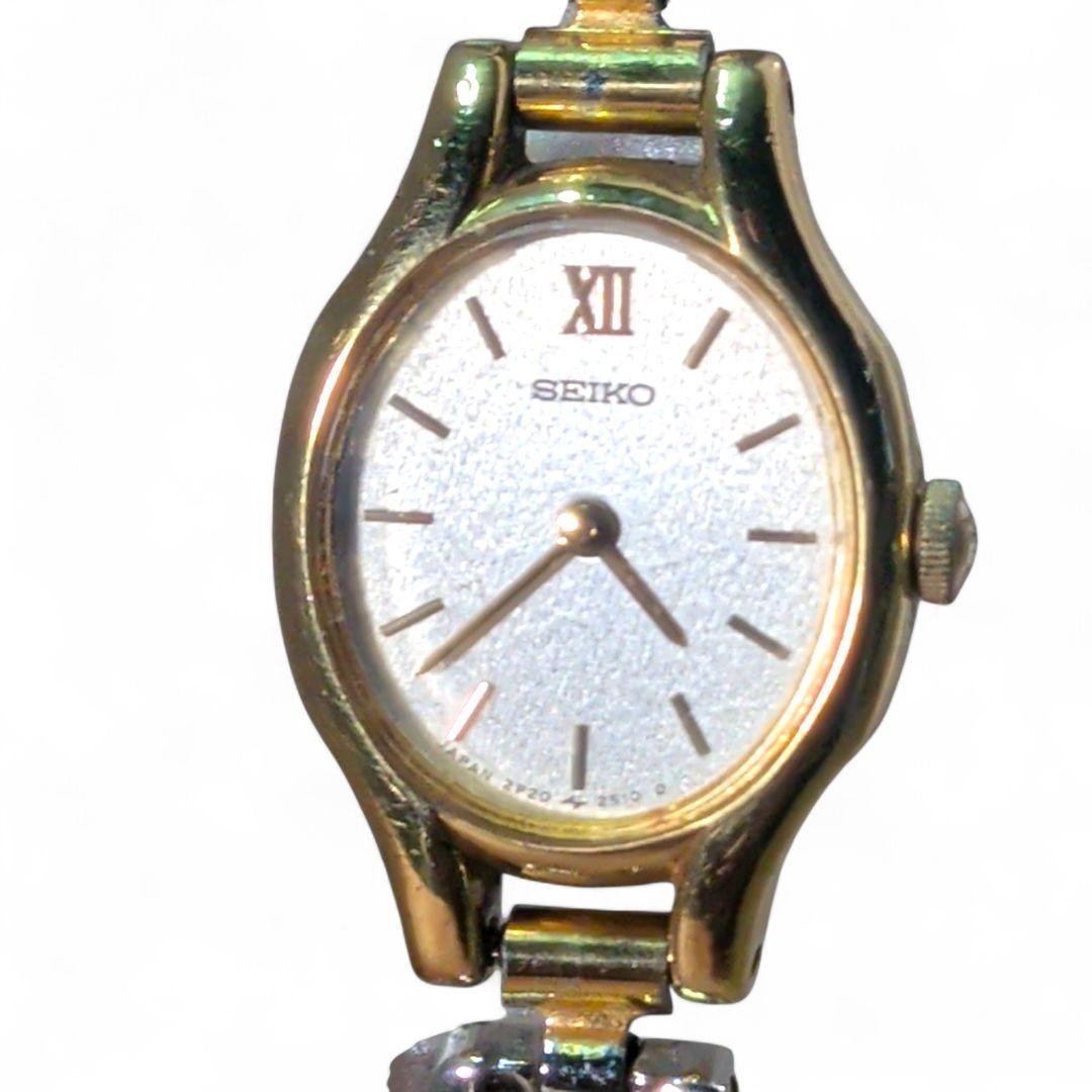 [Excellent Condition, Working] SEIKO Women’s Oval Watch with Matte Finish Di