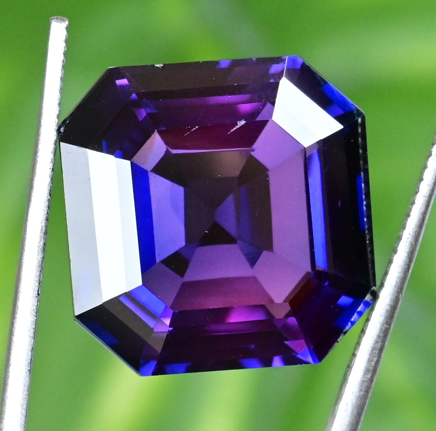 32.05 Ct Natural Purple Blue Montana Sapphire Flawless Certified Loose Gemstone
