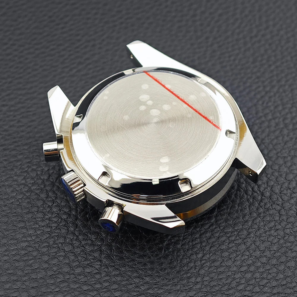 39.7mm Men’s Metal Case for VK63 Movement Watch Parts 20mm Strap Watch Box
