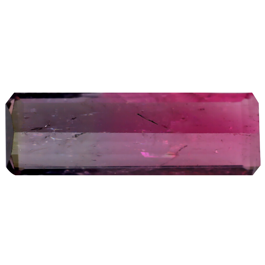 1.83 ct Octagon (14 x 5 mm) Unheated / Untreated Watermelon Tourmaline